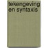 Tekengeving en syntaxis