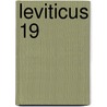 Leviticus 19 by Jagersma