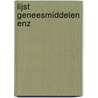 Lijst geneesmiddelen enz by Nelemans