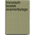 Historisch bestek examenbylage