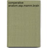 Comperative anatom.asp.mamm.brain door Verhaart