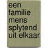 Een familie mens splytend uit elkaar