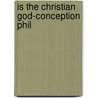 Is the christian god-conception phil door Hubbeling