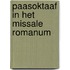 Paasoktaaf in het missale romanum