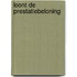 Loont de prestatiebeloning