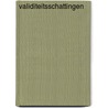 Validiteitsschattingen by Pas