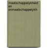 Maatschappelykheid en onmaatschappelykh by Tienen