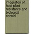 Integration of host plant resistance and biological control
