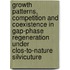 Growth patterns, competition and coexistence in gap-phase regeneration under clos-to-nature silvicuture