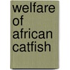 Welfare of African catfish door P.G. van de Nieuwegiessen