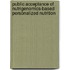 Public acceptance of nutrigenomics-based personalized nutrition