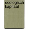 Ecologisch kapitaal by P. Swagemakers