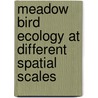 Meadow bird ecology at different spatial scales door Jan Verhulst