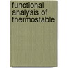 Functional analysis of thermostable door A. Akerboom