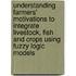 Understanding farmers' motivations to integrate livestock, fish and crops using fuzzy logic models