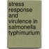 Stress response and virulence in Salmonella Typhimurium