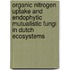 Organic nitrogen uptake and endophytic mutualistic fungi in Dutch ecosystems