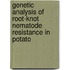 Genetic analysis of root-knot nematode resistance in potato