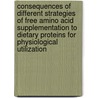Consequences of different strategies of free amino acid supplementation to dietary proteins for physiological utilization door M. Gas