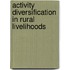 Activity diversification in rural livelihoods