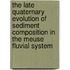 The late quaternary evolution of sediment composition in the meuse fluvial system