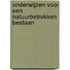 Onderwijzen voor een natuurbetrokken bestaan