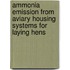 Ammonia emission from aviary housing systems for laying hens