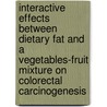 Interactive effects between dietary fat and a vegetables-fruit mixture on colorectal carcinogenesis door J.M. Rijnkels