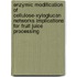 Enzymic modification of cellulose-xyloglucan networks implications for fruit juice processing