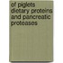 Of piglets dietary proteins and pancreatic proteases