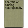 Analysis of binding heterogeneity by Nederlof