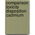 Comparison toxicity disposition cadmium
