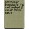 Gasvormige emissies uit het melkveebedrijf van de familie spruit by P. Hofschreuder