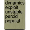Dynamics exploit. unstable percid populat door Kris Buyse