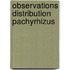 Observations distribution pachyrhizus