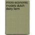 Micro-economic models dutch dairy farm
