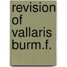 Revision of vallaris burm.f. door Rudjiman