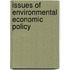 Issues of environmental economic policy