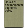 Issues of environmental economic policy door Heyman