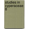Studies in cyperaceae 8 door Goetghebeur