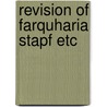 Revision of farquharia stapf etc door Zwetsloot