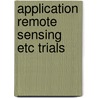 Application remote sensing etc trials door Clevers