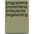 Programma preventieve ambulante begeleiding