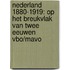 Nederland 1880-1919: op het breukvlak van twee eeuwen vbo/mavo