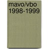 MAVO/VBO 1998-1999 door A. van Voorst