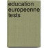 Education europeenne tests