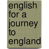 English for a journey to england by Brotherhood