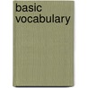 Basic vocabulary door J.F. van Haastert