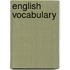 English vocabulary