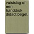 Vuistslag of een handdruk didact.begel.